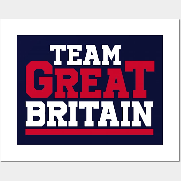 Team Great Britain - Summer Olympics Wall Art by Issho Ni